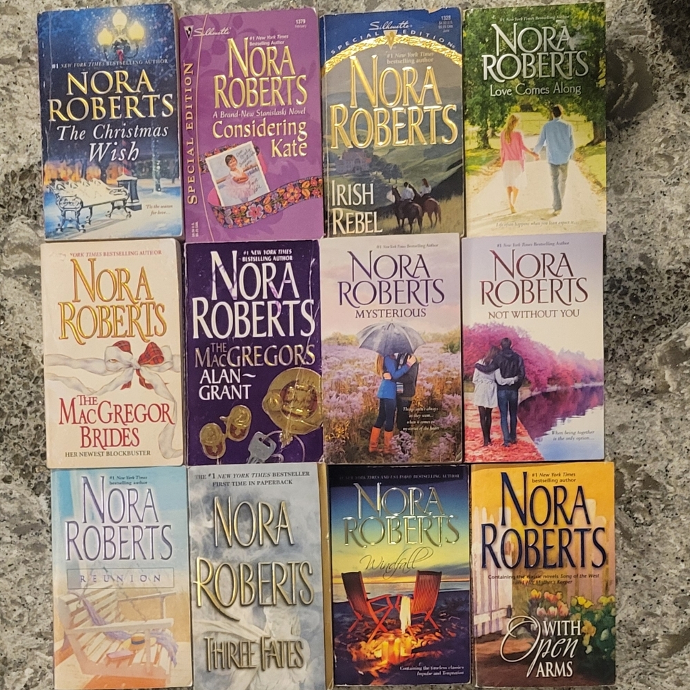 Nora Roberts Lot of 12 Paperback Books
